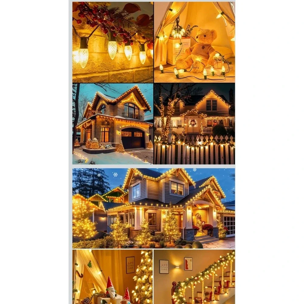 Brightown 25 Pack C9 Led Replacement Christmas‎ Light Bulb, C9 Shatterproof...